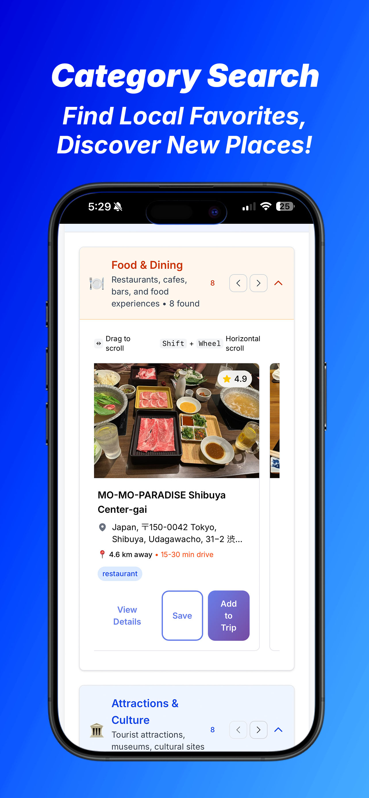 Planici App - Timeline View